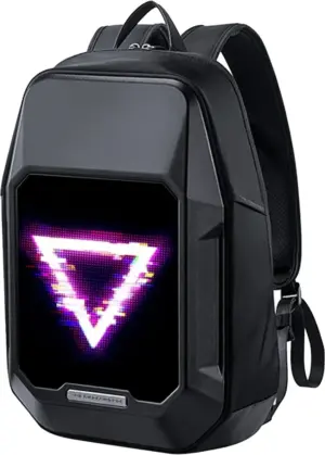 Mochila LED Pixel Art Animation Divoom Pixoo Cyberbag Black