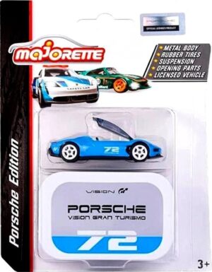 Autito Porsche Edition Vision Gran Turismo Majorette - 21-205-3161 (Azul)
