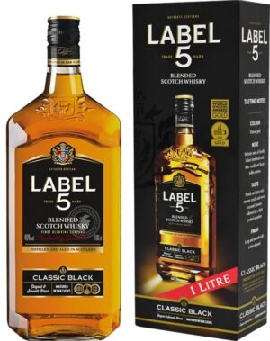Whisky Label 5 Classic Black - 1L (con caja)