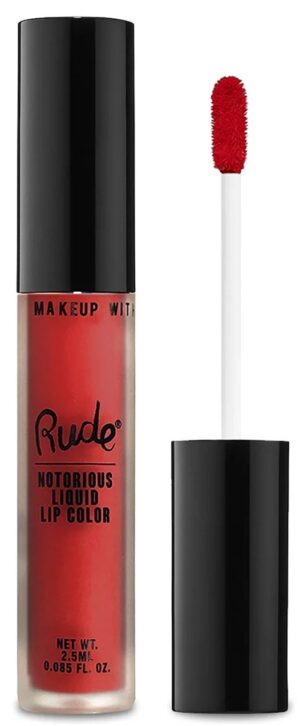 Labial Liquido Rude Notorious 65507 Radical Red - 2.5mL