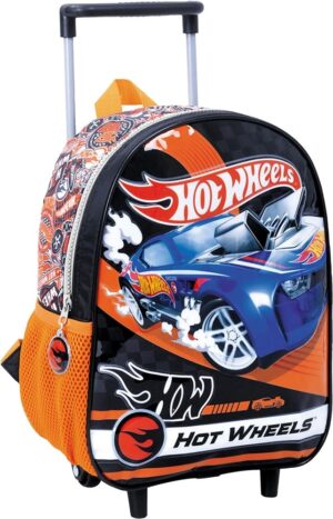 Mochila con Ruedas Hot Wheels Negro/Rojo - 75138