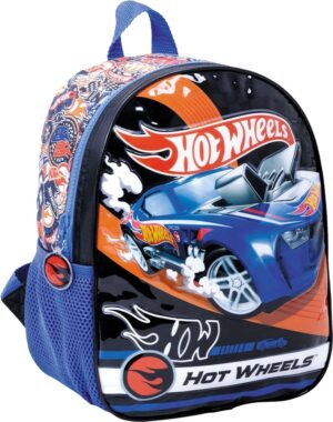 Mochila Hot Wheels Negro/Azul - 75137