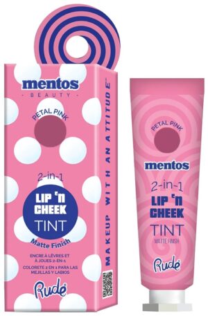 Labial + Blush Rude Mentos Lip'n Cheek 2 en 1 Petal Pink - 15mL