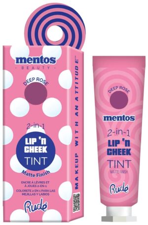 Labial + Blush Rude Mentos Lip'n Cheek 2 en 1 Deep Rose - 15mL