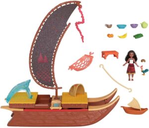 Muñeca Moana Canoa de Aventuras Mattel - JBT54
