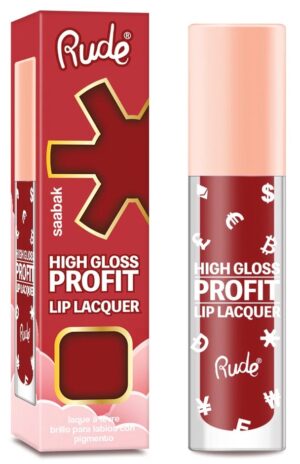 Labial Liquido Rude High Gloss Profit Lip Lacquer 38210 Saabak - 4g