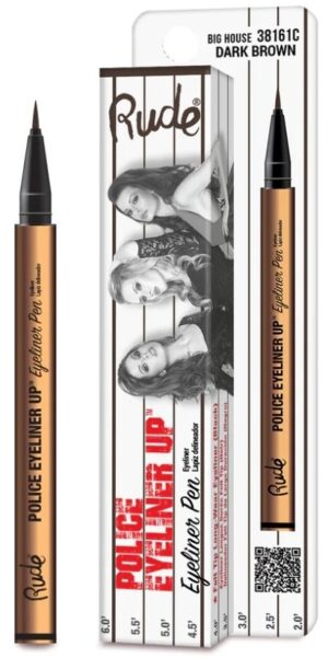 Delineador Rude Police Big House 38161C Dark Brown - 0.5mL