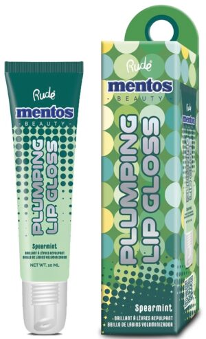 Brillo Labial Hidratante Rude Mentos Plumping Lip Gloss 38452 Spearmint - 10mL