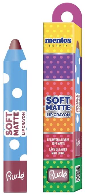 Lapiz para Boca Rude Mentos Soft Matte Lip Crayon 38467 Dark Cherry - 2.9g