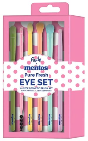 Kit Pincel Rude Mentos Pure Fresh Eye Set (6 Piezas)