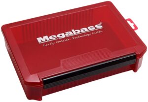 Estuche de pesca Megabass Lunker Lunch MB-3020NDDM Rojo - (4 divisores)