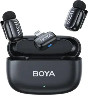 Micrófono Inalámbrico Boya MINI-15 Lightning - Negro