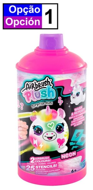 Airbrush Plush Surprise Mini Canal Toys - AIR 020 (Vendido por unidad)