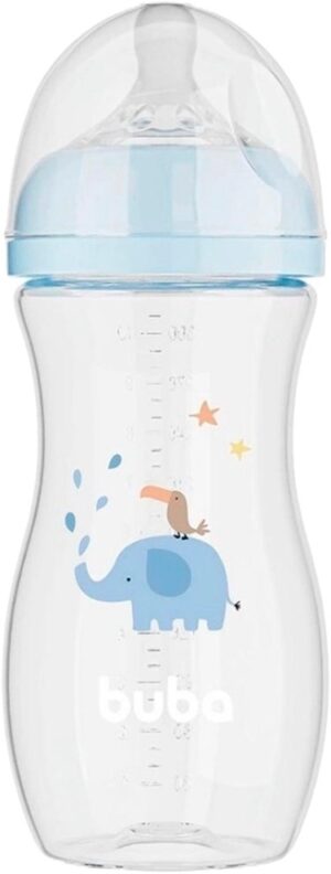 Mamadera Easy Flow elefante azul Buba - 17253
