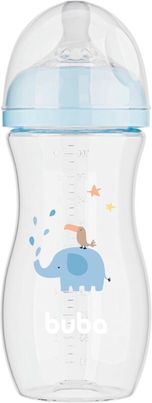 Mamadera Easy Flow elefante azul Buba - 17254