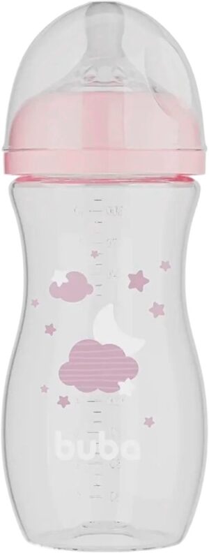 Mamadera Easy Flow nube rosa Buba - 17257