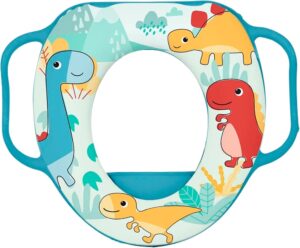 Reductor de Asiento con Protector Anti-Salpicaduras Dinosaurio Buba - 14435