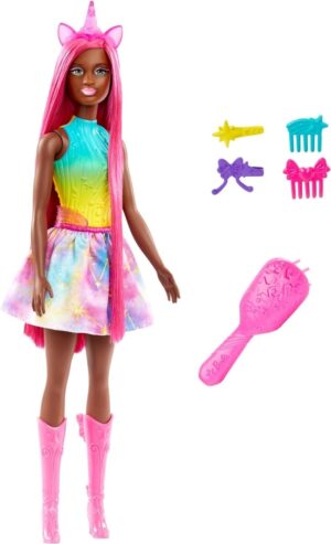 Muñeca Barbie Unicornio Mattel - HRR01