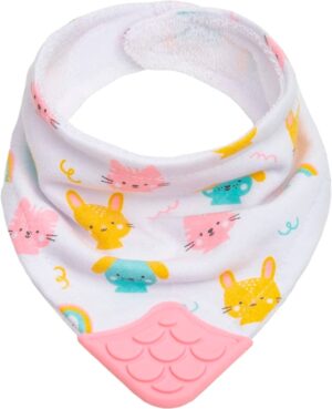 Babero con mordedor Happy Friends Buba - 15281