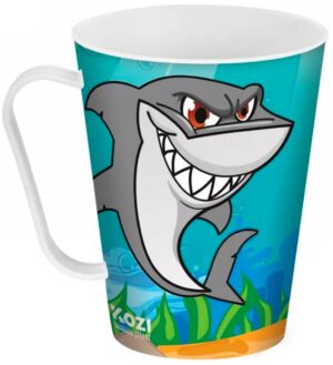 Taza Plástica Kozi Plast Tiburón 1403A - 430ml