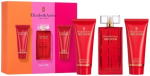 Kit Perfume Elizabeth Arden Red Door EDT + Body Lotion + Shower Gel 3x 100mL - Femenino