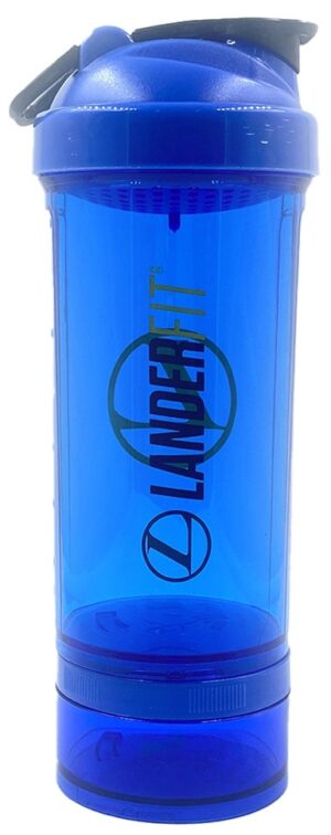 Botella Shaker Landerfit Pro 700mL - Azul