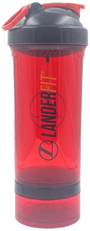 Botella Shaker Landerfit Pro 700mL - Rojo