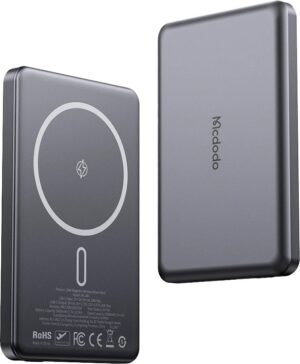 Cargador Portátil Mcdodo MC-464 5000mAh 20W Magnetic Wireless Power Bank Negro