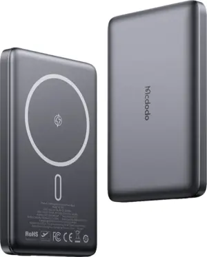 Cargador Portátil Mcdodo MC-465 10000mAh 20W Magnetic Wireless Power Bank Negro