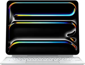 Apple Magic Keyboard para iPad Pro 13 (M4) Inglés MWR43LL A2974 Blanco (iPad no incluido)