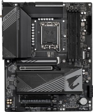 Placa Madre Gigabyte B760 Aorus Elite AX LGA1700/4xDDR5/PCI-E/M.2/HDMI/DP/USB-C