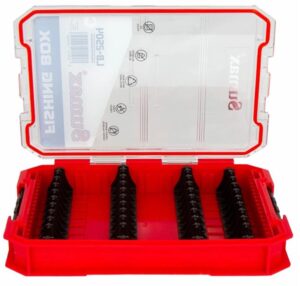 Caja para pesca Sumax LB-2504 - Negro/ Rojo