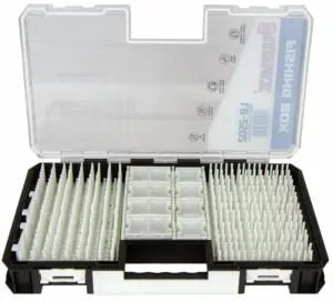 Caja para pesca Sumax LB-2502 - Negro/ Blanco