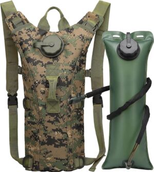 Mochila Térmica para Agua ML-5125 - Verde Camuflado Digital
