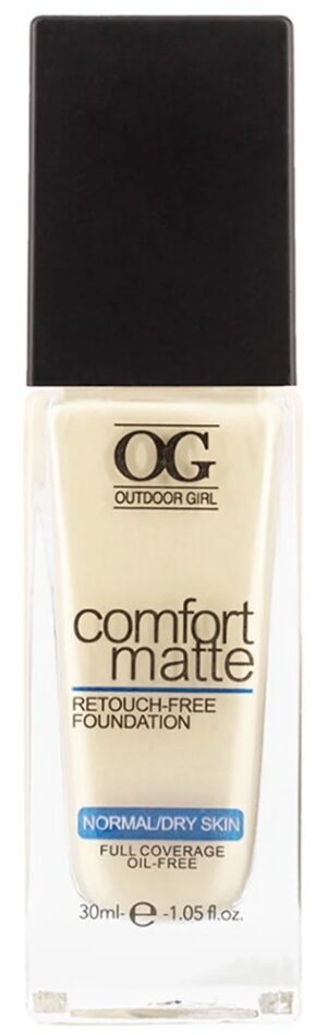 Base liquida Outdoor Girl Comfort Matte 110 Ivory - 30mL