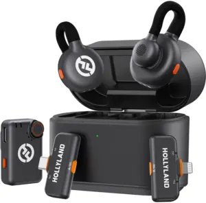 Micrófono inalámbrico Hollyland Lark M2S Lavalier Ultimate Combo