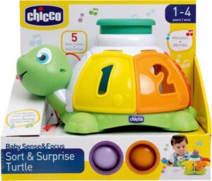 Baby Sense & Focus Sort & Surprise Turtle 2en1 Chicco - 10662-20