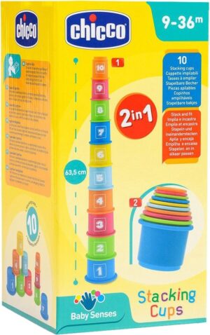 Baby Senses Stacking Cups 2en1 Chicco - 7511-00