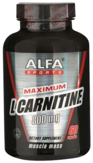 Alfa Sports Maximum L-Carnitine 800MG (60 Capsulas)