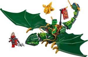 Lego Ninjago Dragons Rising Lloyd`s Green Forest Dragon - 71829 (128 Pzs)