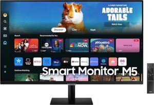 Monitor Smart Samsung 32" M5 LS32DM500ENXGO 4ms/60Hz/FHD/HDMI/USB