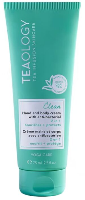 Crema de mano y Cuerpo Teaology Clean - 75mL