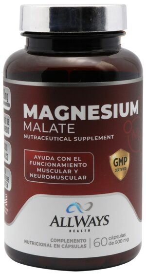 Allways Health Magnesium Malate 120MG (60 Cápsulas)