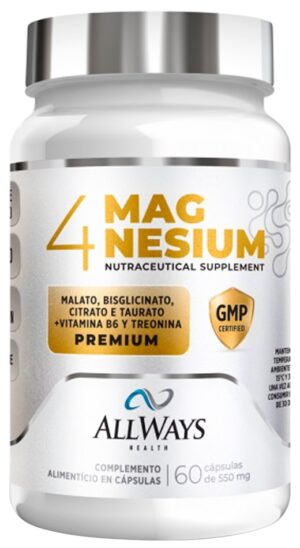 Allways Health 4 Magnesium 550MG (60 Capsulas)