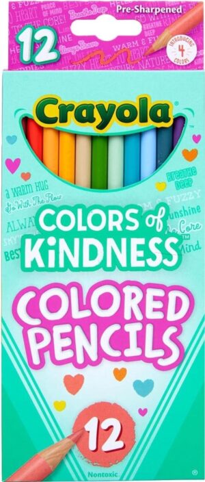Lápiz de Color Crayola Colors of Kindness Colored Pencils - 68-2114 (12 Unidades)