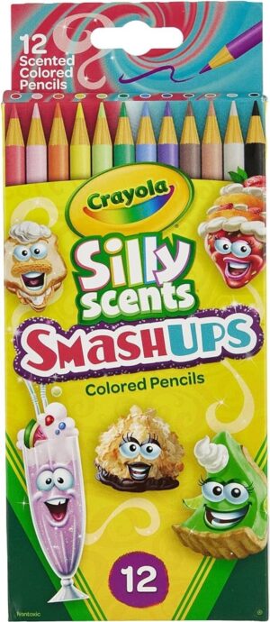 Lápiz de Color Crayola Silly Scents Smashups - 68-2118 (12 Unidades)