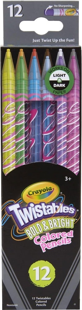 Lápiz de Color Crayola Twistables Colored Pencils - 68-2451 (12 Unidades)