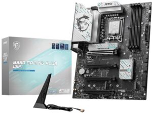 Placa Madre MSI B860 Gaming Plus Wifi LGA1851/4xDDR5/M.2/PCI-E/HDMI/DP/USB-C/SATA