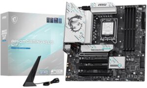 Placa Madre MSI B860M Gaming Plus Wifi LGA1851/4xDDR5/M.2/PCI-E/HDMI/DP/USB-C/SATA