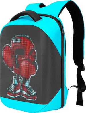 Mochila LED Biosled Loy-T3HD - Turquesa/Negro